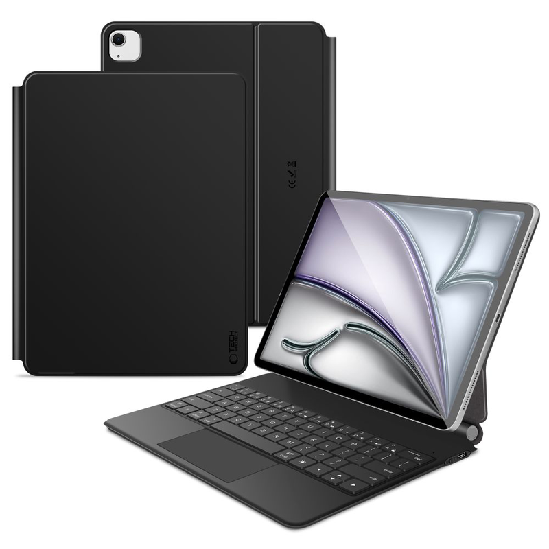 Tech-protect smartcase magnetic with keyboard for ipad pro 12.9&rdquo; ipad Air 13&rdquo;-null