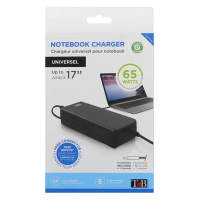 Tnb notebook charger 65w / 19v