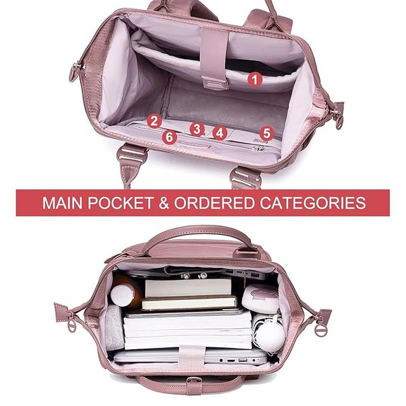 Urban edge couture women elegant laptop backpack khakki 15,6″ image number null