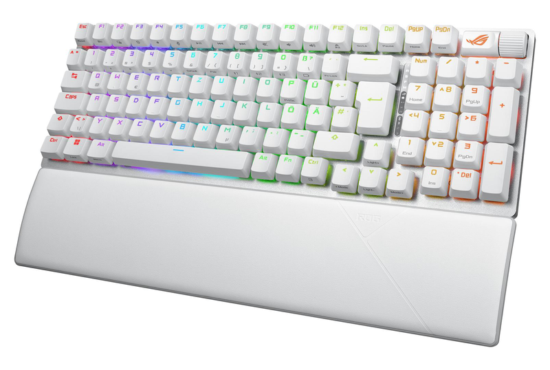 Asus rog strix scope II 96 wireless gaming keyboard 96% hot-swap rog nx tri-mode rgb german qwertz white-null