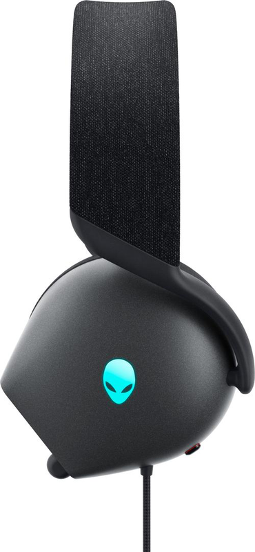 Alienware aw520h wired gaming headset 40mm hi-res drivers dolby atmos ai mic alienfx rgb USB and 3.5mm dark grey-null