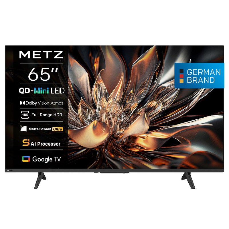 Metz 65'' 65mnh7000 QLED miniled 4k google TV  [3-years warranty]-null