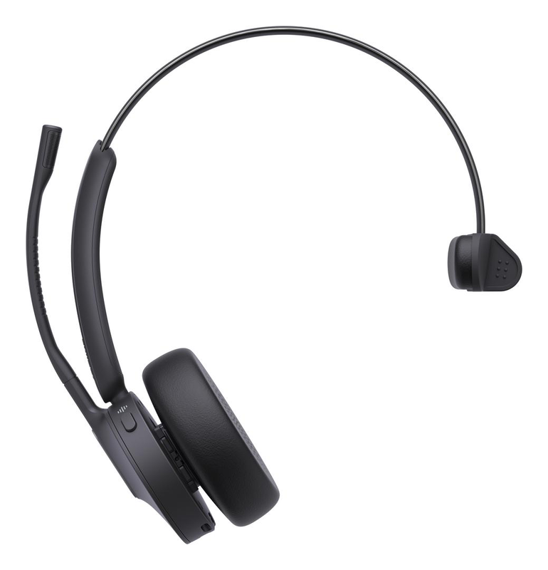 Yealink bh70 mono uc bluetooth wireless headset on-ear 3-mic USB-c dongle busylight 35h talk black-null