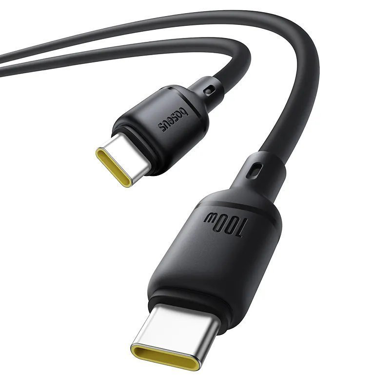 Baseus cable USB-c to USB-c silky series 1.0m 100w black, , medium-null