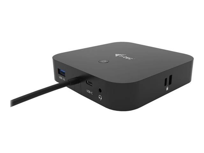I-tec c31hdmidpdockpd100 USB-c dual display docking station HDMI displayport 4k 100w pd charger gigabit ethernet black-null