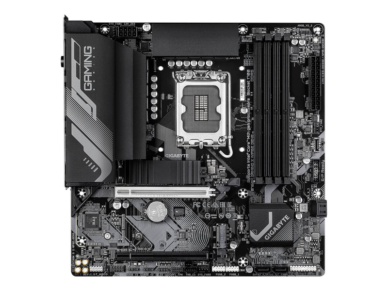 Gigabyte b760m gaming x Wi-Fi 6e Gen5 micro-atx motherboard lga 1700 intel b760 ddr5 pcie 5.0 triple m.2 2.5GBe black-null