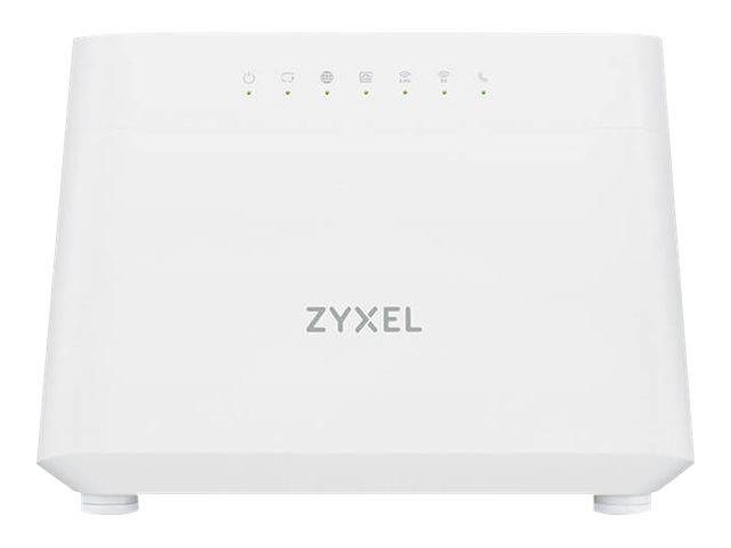 Zyxel dx3301-t0 ax1800 Wi-Fi 6 vdsl2 modem router dual-band 4x gigabit lan voip mpro mesh USB white-null