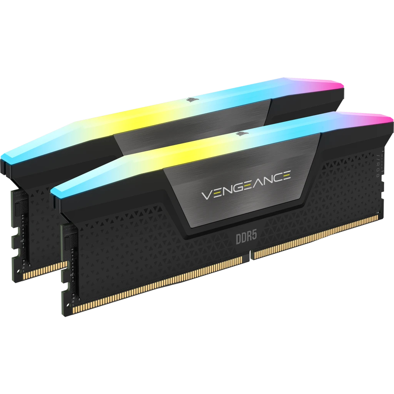 Corsair vengeance rgb 64GB (2x32GB) ddr5 dram 6200mhz cl32 memory kit (cmh64gx5m2b6200c32)-null