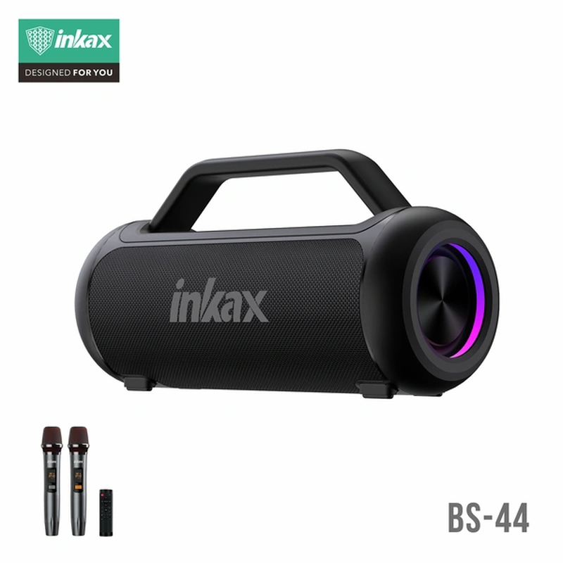 Inkax bs-44 tws portable bluetooth speaker 120w up to 9 hours, , medium-null