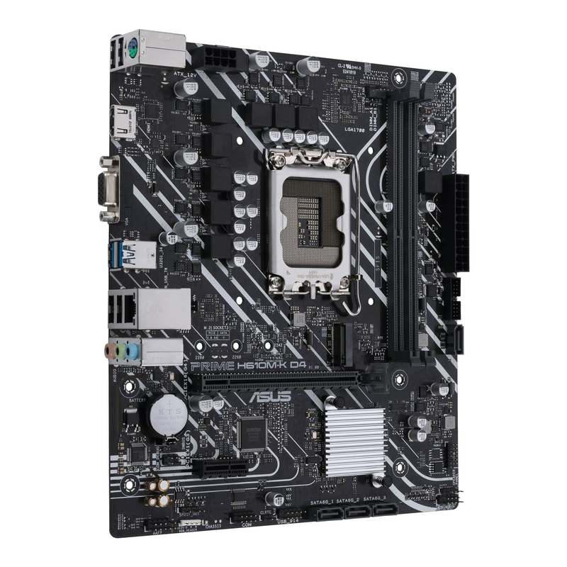 Asus motherboard lga1700 matx ddr4 prime h610m-k ddr4, , medium-null