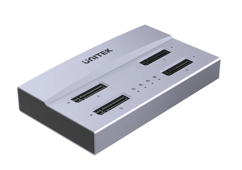 Product image: Unitek hdk USB4 4-bay m.2 SSD docking station offline clone s1243b, , medium-null