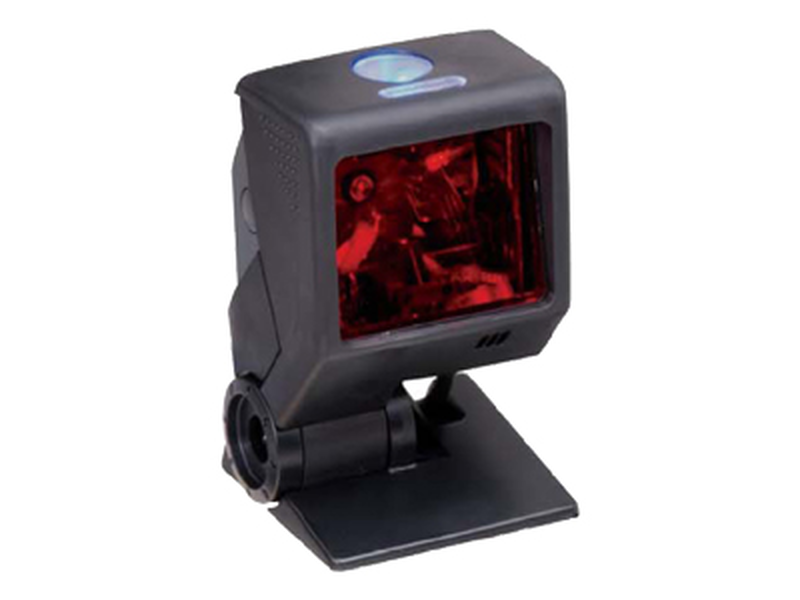 Honeywell quantumt 3580 omnidirectional 1d laser barcode scanner USB kit 1650 scans/sec codegate weighted base black-null