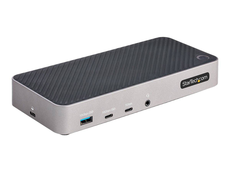 Startech.com USB-c triple monitor docking station / HDMI/dp triple 4k USB-c dock / 5x USB hub / gbe / 100w pd / universal multi monitor docking station / thunderbolt 3/4 compatible, , medium-null
