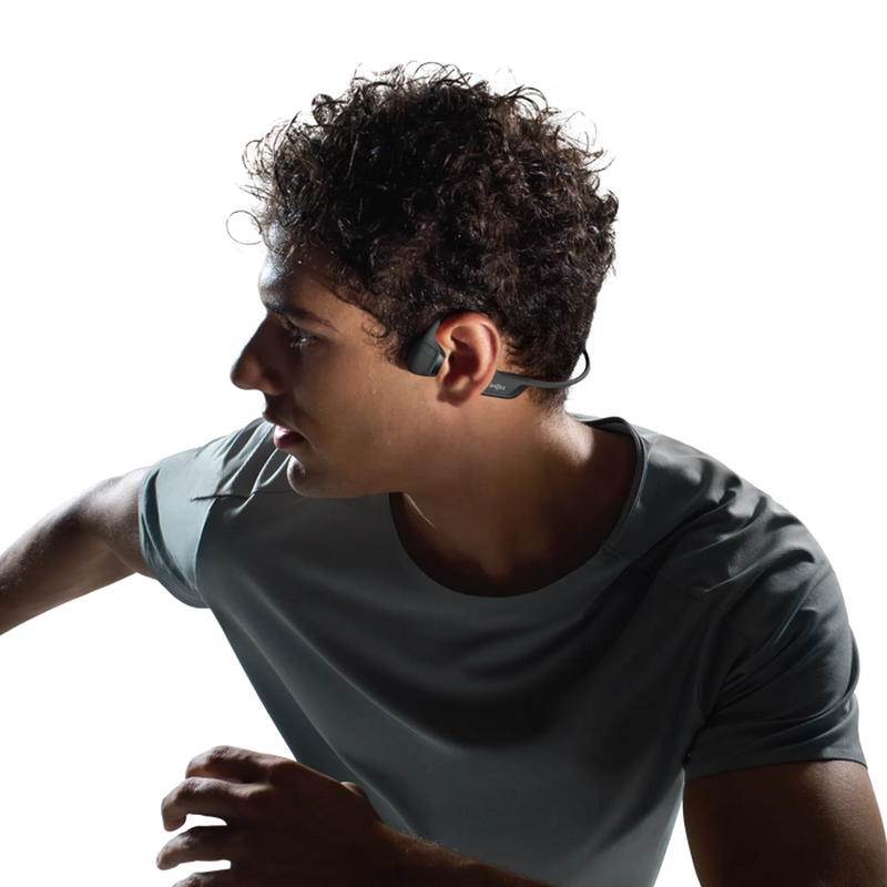 Shokz openrun pro 2 mini open-ear bone conduction sports headphones bluetooth 5.3 dualpitch 12h ip55 black-null