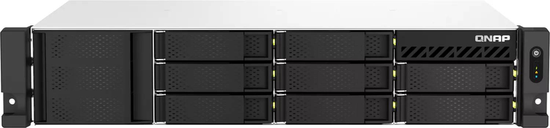 Qnap ts-864eu-8g 8-bay 2u short-depth rackmount nas intel celeron n5095 8GB ddr4 dual 2.5GBe HDMI diskless-null