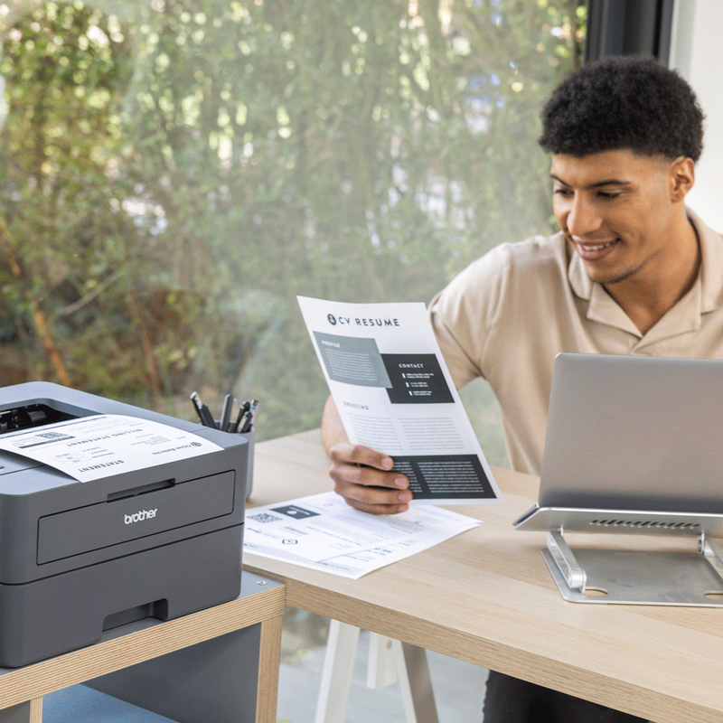 Brother hl-l2445dw mono laser printer with Wi-Fi, , medium-null