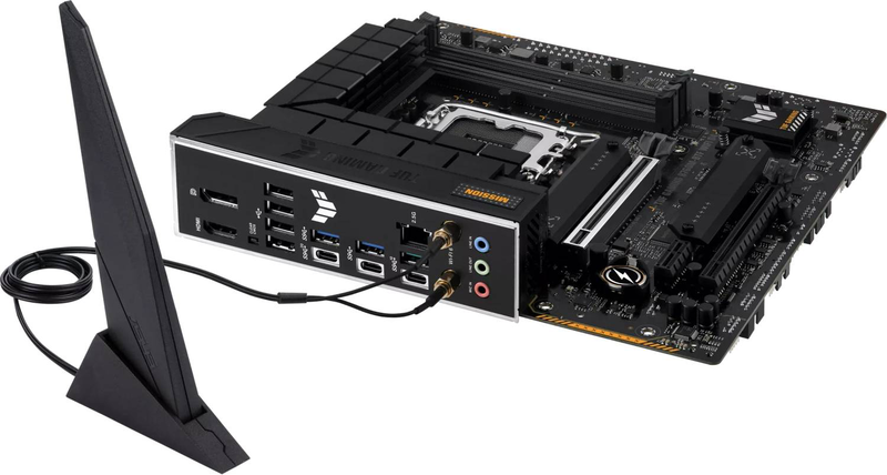 Asus tuf gaming b760m-btf Wi-Fi d4 micro-atx motherboard lga 1700 intel b760 ddr4 pcie 5.0 triple m.2 Wi-Fi 6 black-null