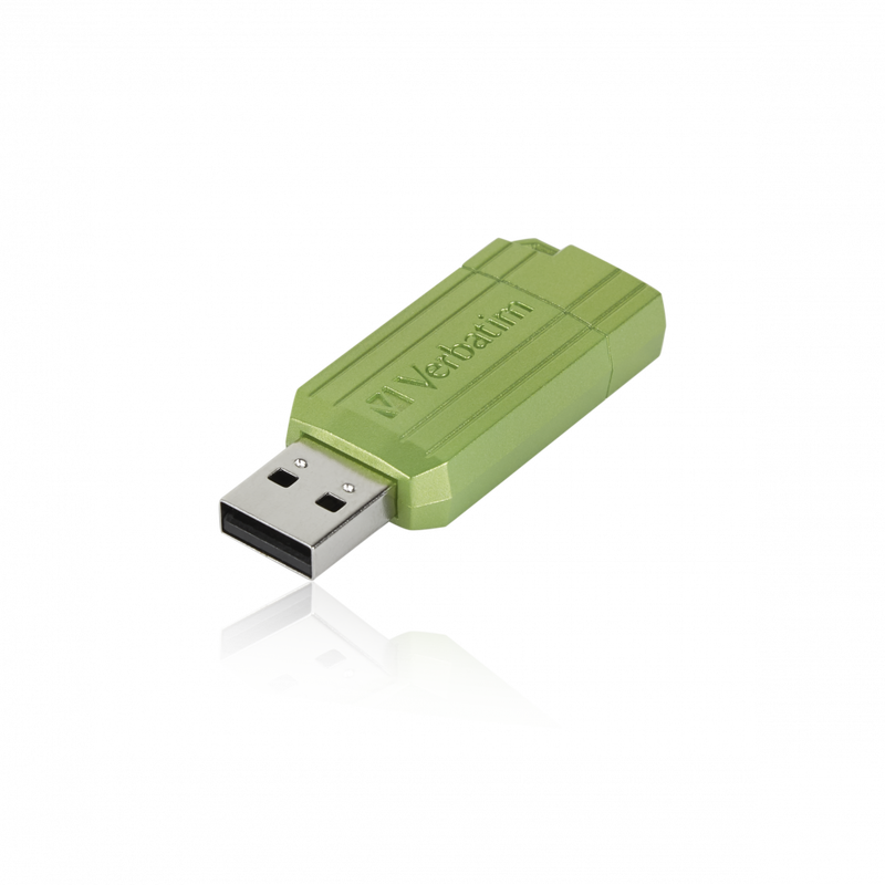 Verbatim USB 64GB eucalyptus green pinstripe-null