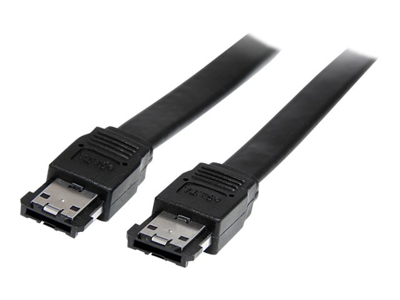 Startech.com 6 ft shielded external esata cable m/m / esata cable / serial ata 150 / 7 pin esata (m) to 7 pin esata (m) / 1.8 m / black / for p/n: pexsat31e1, s2510pesat, pexesat32, ecesat32, sat3540er, USB2esata, sat3540ergb, 35baypanelbk, pexesata2i | e, , medium-null