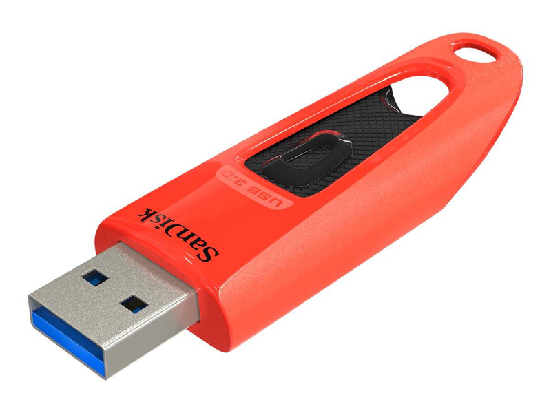 Sandisk ultra / USB flash drive / 64GB / USB 3.0 / blue, red (pack of 2)-null