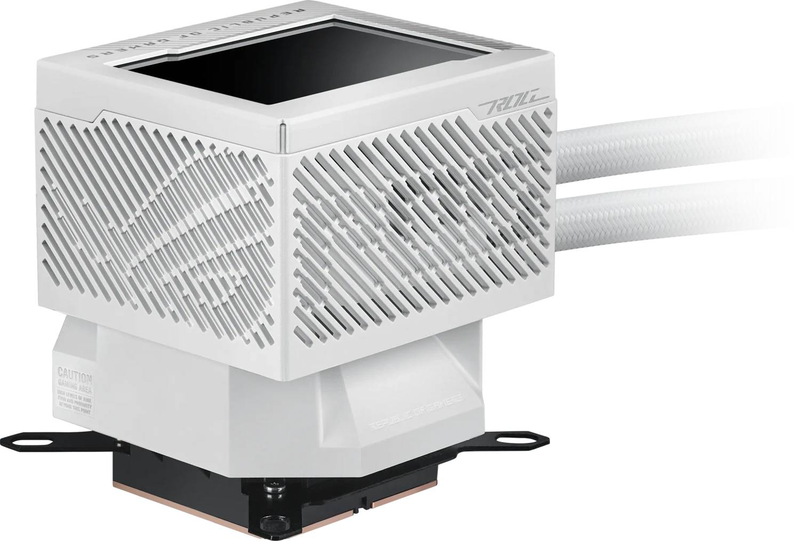 Asus rog ryujin III 240 argb white edition aio liquid CPU cooler 240mm 3.5 inch lcd asetek lga1700 am5 am4 white-null