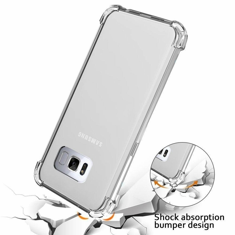 Samsung s25 ultra green on anti shock clear case, , medium image number null