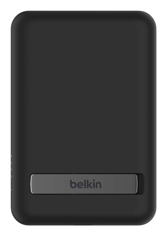 Belkin boostcharge magnetic wireless power bank 5k + stand (blk-bpd004btbk)-null