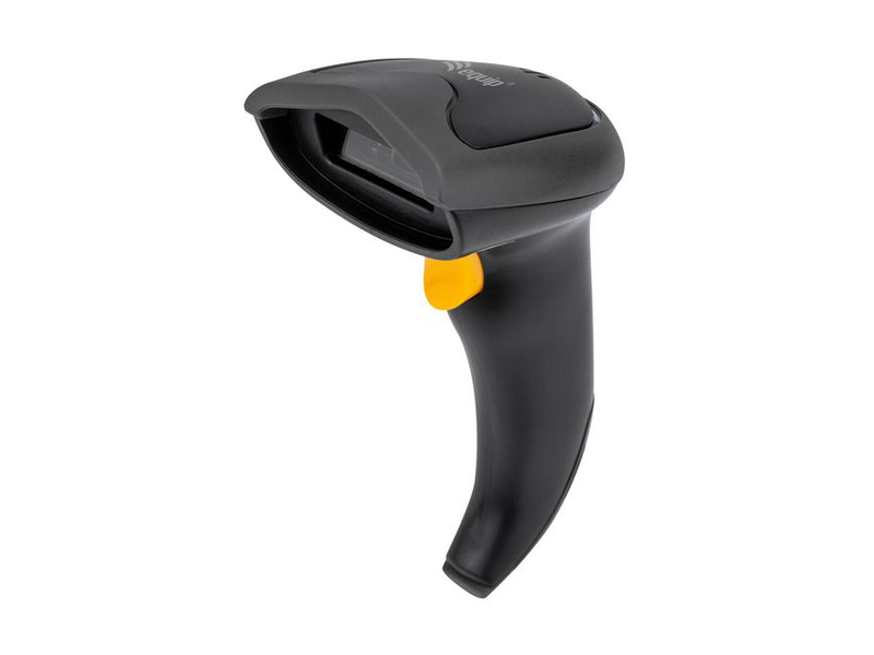 Equip USB 2d cmos barcode scanner with stand | wired USB | 220 scans/sec | 1d & 2d support | ip54 | 1.8m cable | black, , medium-null