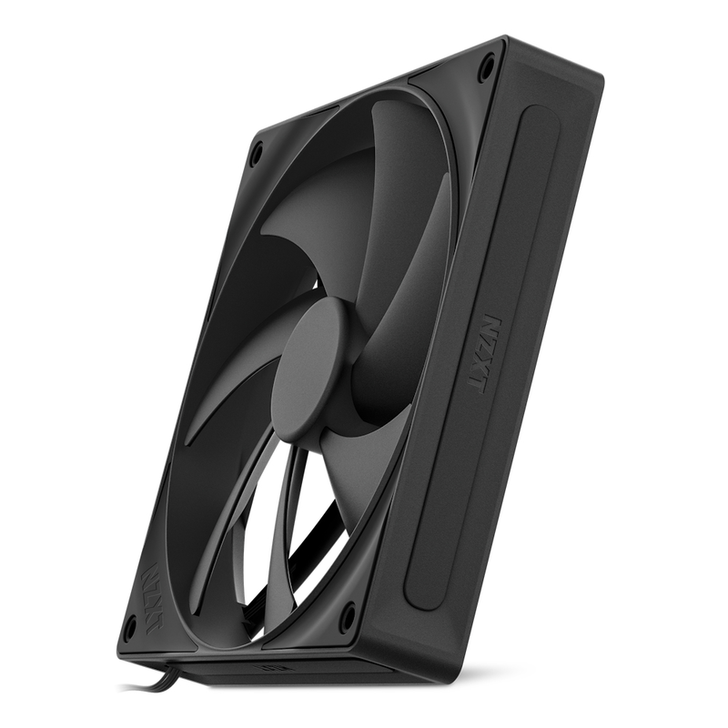 Nzxt f series f140p - case fan - 140 mm - matte black, , medium-null