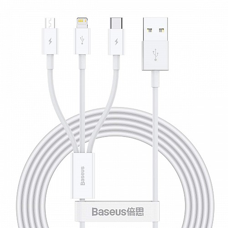 Baseus 3 in 1 cable lightning micro USB Type-C, , medium image number null