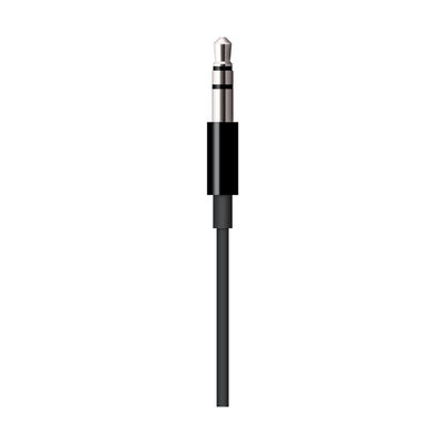 Lightning to 3.5mm black, Black, medium