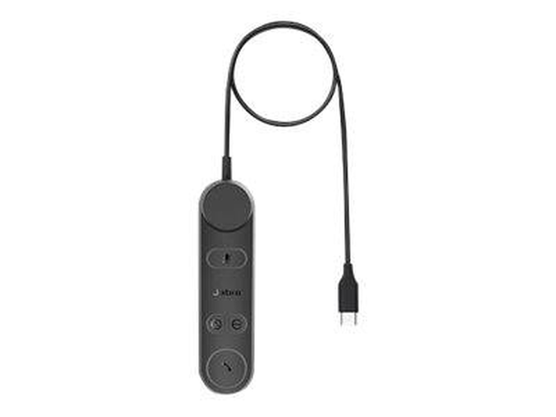 Jabra engage 50 II uc stereo USB-c wired contact center headset with engage 50 II link inline controller smartringer busylight black-null