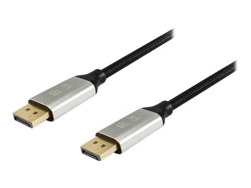 Equip - displayport cable - displayport (m) to displayport (m) - displayport 1.4 - 5 m - 8k30hz (7680 x 4320) support, 4k144hz (3840 x 2160) support, 5k60hz (5120 x 2880) support, 1080p support 240hz, 2k240hz (2560 x 1440) support, 8k60hz (7680 x 4320) su-null