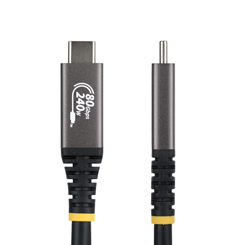 Startech.com 1m USB4 cable | 80GBps | 240w pd | black | cc1m80gUSB4cable | 80GBps-null