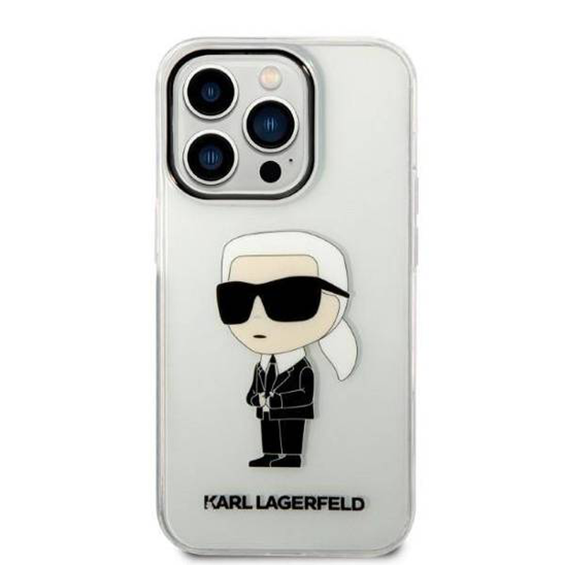 Karl lagerfeld iPhone 14 pro max hardcase ikonik - transparent, , medium-null