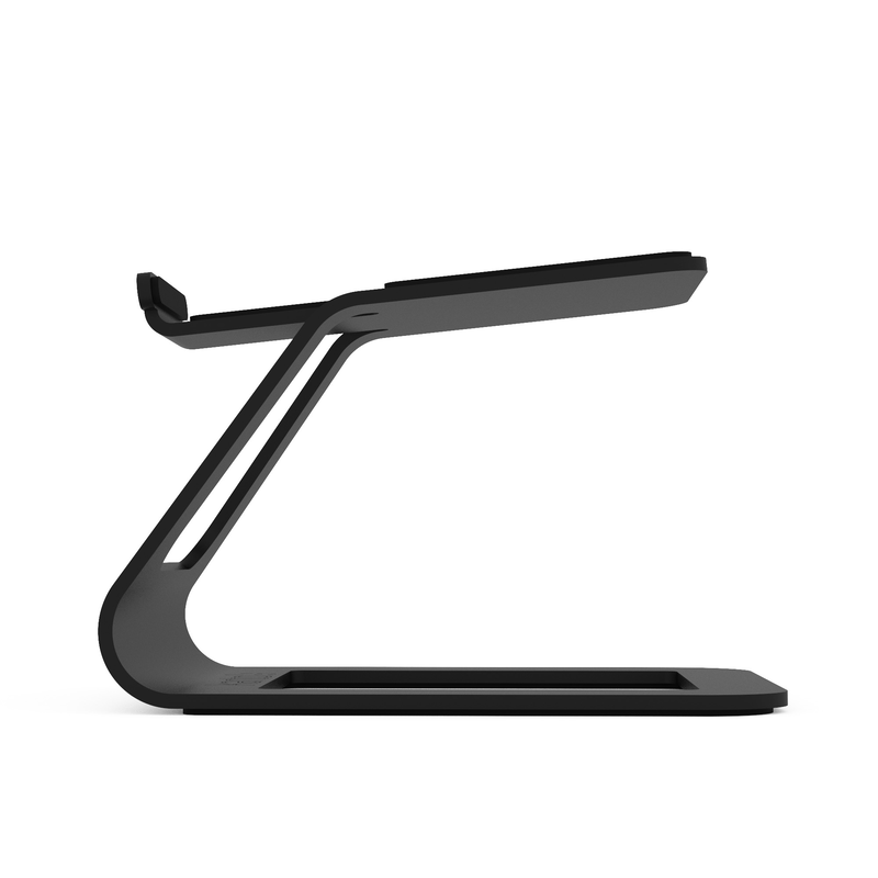 Kanto se2 elevated desktop speaker stands for small speakers - black, pair-null