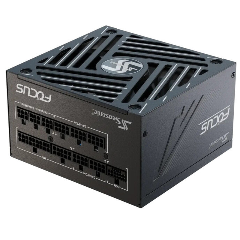 Seasonic focus gx-1000 v4 atx 3.1 1000w fully modular power supply 80 plus gold 12v-2x6 black-null
