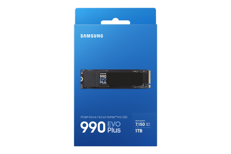 Samsung 990 evo plus mz-v9s1t0bw 1TB nvme SSD m.2 2280 pcie Gen5 x2 Gen4 x4 up to 7250mb/s for gaming-null