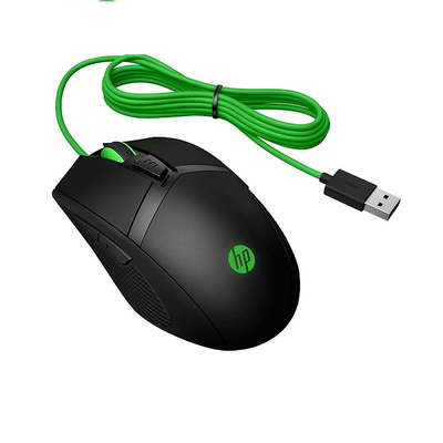 Hp pavilion gaming mouse 300 black/green, , medium