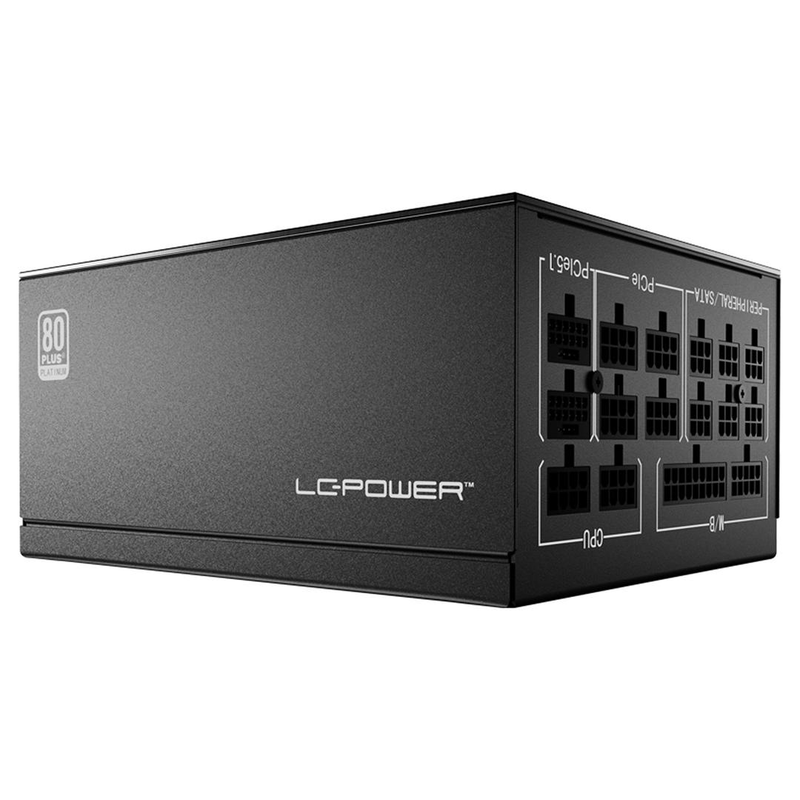 Lc-power lc1000p2 v3.1 platinum pro 1000w atx 3.1 psu 80+ platinum fully modular pcie 5.1 12v-2x6 black-null