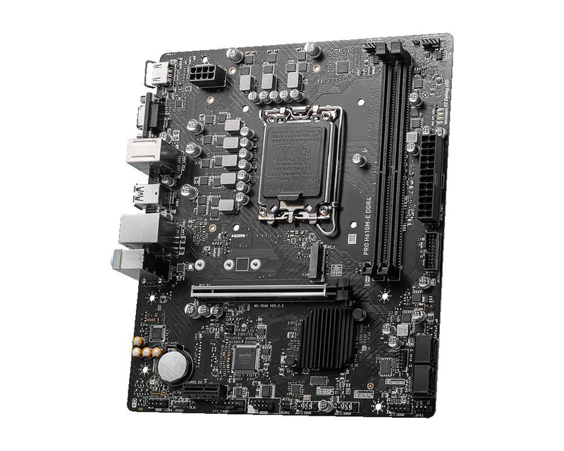 Msi pro h610m-e ddr4 motherboard | micro atx | lga1700 | intel h610 | ddr4, , medium-null