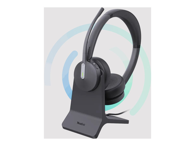 Yealink bh70 dual - headset - on-ear - bluetooth - wireless - USB-a via bluetooth adapter, USB-c via bluetooth adapter - black - optimised for microsoft teams, , medium