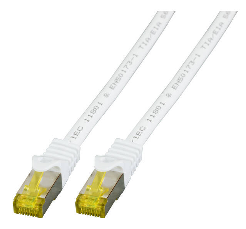Efb-elektronik / patch cable / rj-45 (m) to rj-45 (m) / 25 m / sftp / cat 7 (cable) / cat 6a (connectors) / halogen-free, molded / white-null