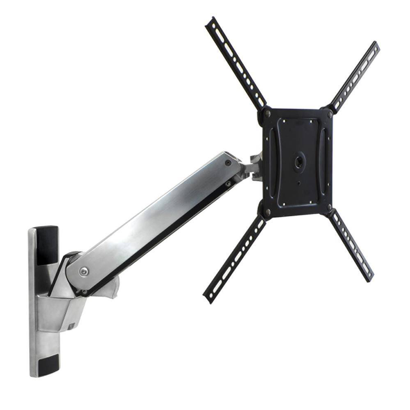 Ergotron interactive arm vhd 45-304-026 heavy duty wall mount for 30-60 inch displays up to 31.8kg silver-null