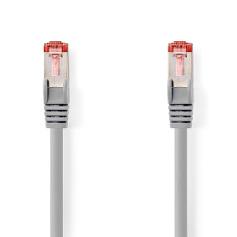 Cat 6 s/ftp network cable rj45 male - rj45 male 30m grey, , medium-null