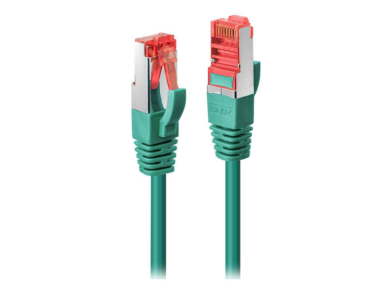 Lindy - patch cable - rj-45 (m) to rj-45 (m) - 5 m - sftp, pimf - cat 6 - snagless - green-null