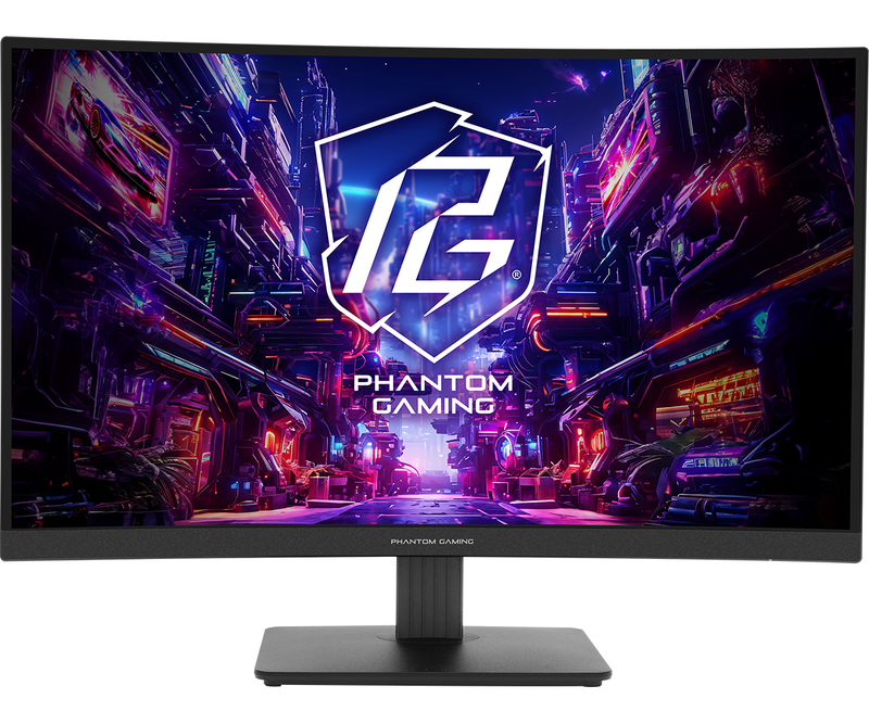 Asrock phantom gaming pg27qrt1b 27" &omicron;&theta;ό&nu;&eta; va curved 180hz qhd 2560x1440-null
