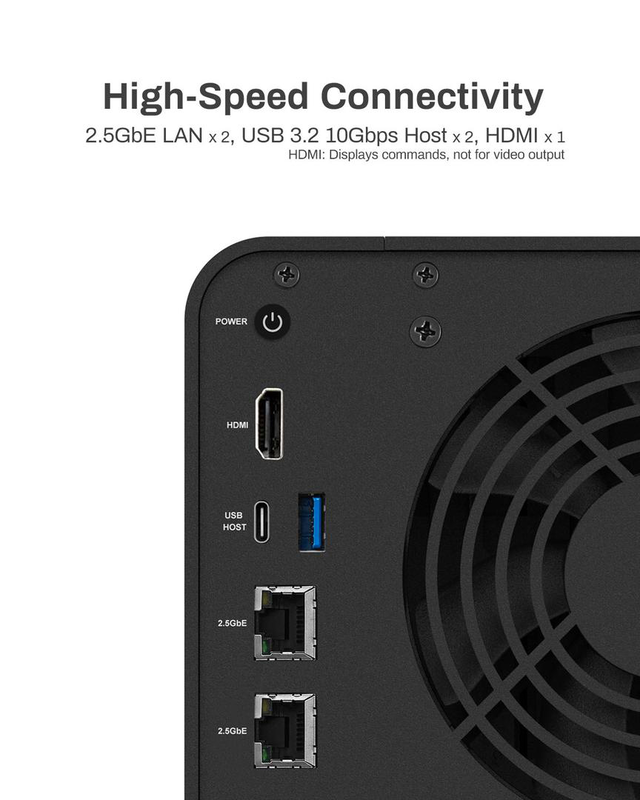 Terramaster cat1 soho nas 4bay f4-424 pro - the 4 bay f4 424 pro is suitable for smb users who need high performance storage solutions high performance means that users can easily handle high load workflows while multiple business level backup solutions g, , medium-null