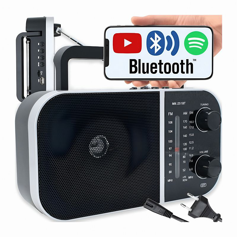 &Rho;&alpha;&delta;&iota;ό&phi;&omega;&nu;&omicron; &kappa;&omicron;&upsilon;&zeta;ί&nu;&alpha;&sigmaf; cmik &mu;&epsilon; &lambda;&epsilon;&iota;&tau;&omicron;&upsilon;&rho;&gamma;ί&epsilon;&sigmaf; fm/ bluetooth ac/dc 240v, , medium-null