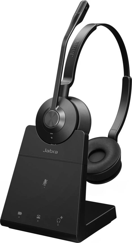 Jabra engage 45 se stereo dect wireless headset USB-a link 400 adapter 150m range 13h talk busylight emea black 9659-523-111-null